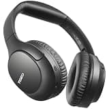TOZO HA1 Bluetooth 5.4 Over Ear Headphones, 70H Playtime with Mic, Foldable Wireless Headset, Deep Bass Stereo Sound Customizable 32 EQ Music Mode Via Button & App for Travel and Home, Upgraded