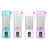 2026 NEW Portable Blender Electric,Personal Size Juicer Cup for Smoothies and Shakes,with Six Blades,for Sports Travel and Outdoors,Purple