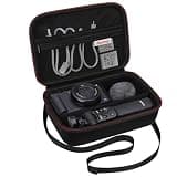 Supmay Hard Travel Case for Sony ZV-1F / ZV-1 / ZV-1 II Digital Camera, Protective Cases Bag Fits Vlogger Accessory Kit Tripod, Microphone, LED Video Light, Extra Zipper Pocket fit Battery Pack, Black