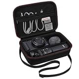 Supmay Hard Travel Case for Sony ZV-1F / ZV-1 / ZV-1 II Digital Camera, Protective Cases Bag Fits Vlogger Accessory Kit Tripod, Microphone, LED Video Light, Extra Zipper Pocket fit Battery Pack, Black