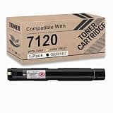 RENCOPI 7120 Toner Cartridges with Chip Compatible for Xerox 006R01457 006R01460 006R01459 006R01458 Toner Cartridge Work for Xerox WorkCentre 7120 7125 7220 7225 7220i Printers (1 Black)
