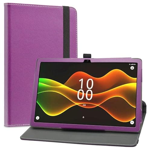LiuShan Compatible with ONN 8.1 Tablet Case,360 Degree Rotation Stand PU Cover for ONN 8.1 Tablet (2026 Model) 8.1 Inch Tablet(Not Fit ONN 8.1 2024,Purple