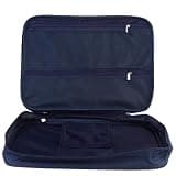 Toyvian Portable Navy Storage Business Oxford Bag Travel with Large Capacity, Anti-wrinkle Tie and Shirt Organizer Pouch Blue for Efficient Trip Clothes