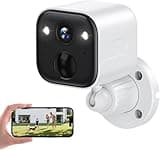 SUJTKZL Security Cameras Wireless Outdoor, Battery Powered WiFi Camera for Home Security, 2K Color Night Vision, AI Motion Detection, IP65 Waterproof, 2-Way Audio, Spotlight & Siren, Cloud/SD Storage