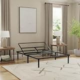 ABH Adjustable Bed Base, California King Bed Frame, Head Up Only Adjustable Base, Black Finish, 850 lb Capacity, Tool Free Assembly, for Most Mattresses