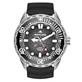 NORTH EDGE Solar Powered Dive Watch Men’s Watch, 1000FT/300M Water Resistance, Luminous Dial, Silicone Strap 45.8MM