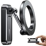 JOYROOM Double-Fold Magnetic Golf Cart Phone Holder, Golf Gifts for Men Him Golfers dad, 360° Rotation Magnetic Phone Holder Fit MagSafe iPhone 17-12, Golf Cart Accessories for EZGO, Club Car, Yamaha