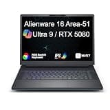 Alienware 16 Area-51 AA16250 AI Gaming Laptop 16.0" 240Hz IPS WQXGA Display (Intel Ultra 9-275HX, GeForce RTX 5080 16GB, 32GB DDR5, 2TB PCIe SSD, RGB KB, 2 Thunderbolt 5, WiFi 7, Win 11 Home)