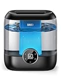 DREO 6L Top Fill Humidifiers for Bedroom, 60H Runtime 28 dB Quiet Supersized Cool Mist Air Humidifiers for Large Room, Baby Nursery, Plant, Indoor, Night Light, Easy to Clean, Precise Humidity Control