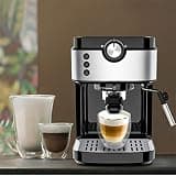 OISNGWNG Coffee Machine Milk Frother Kitchen Appliances Electric Foam Cappuccino Maker