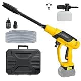 Cordless Pressure Washer for DeWalt 20V Battery,Portable Power Washer with Brushless Motor, High Pressure Car Washer for Auto Detailing, Patio, Fence Cleaning (Tool Only)