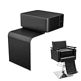 RESHABLE Salon Booster Seat for Kids,Barber Leather Cushion Pads for Salon Chair Hair Stylist Salon Spa Chair Equipment,Oversize((13"X16.5"X6.7"),Black