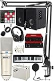 Studio Equipment Bundle - Monitor, Microphone, Audio Interface, Headphones, MIDI Keyboard for Music Production