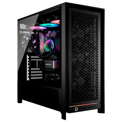 Adamant Custom 64-Core Liquid Cooled Workstation Computer PC AMD Threadripper PRO 9985WX 3.2GHz TRX50 AERO 256GB DDR5 RAM ECC Registered 8TB NVMe GEN4 SSD 8TB HDD 1200W Geforce RTX 5080 16GB