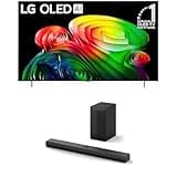 LG 77-Inch Class OLED B6 4K Smart TV (OLED77B6GUA, 2026) Bundle S70TY 3.1.1-Ch Soundbar, Dolby Atmos, Dolby Vision, Wow Orchestra, Wireless Subwoofer, Rear Speaker Ready