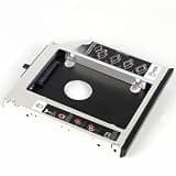 SATA to SATA 12.7mm 2nd Hard Drive SSD Adapter for T420 T520 W520 W510 T510 DVD CD-ROM Optical Bay