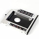 SATA to SATA 12.7mm 2nd Hard Drive SSD Adapter for T420 T520 W520 W510 T510 DVD CD-ROM Optical Bay
