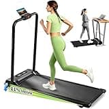 Walking Pad Treadmill for Home, with Handle Bar and Adjustable Incline, Quiet Anti-Slip Portable Foldable Under Desk Treadmill, LED Monitor & Safety Key, 0.6-6.2 MPH, 300 LBS Capacity