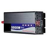 EHSOLZXBE Pure Sine Wave Inverter DC 12V 24V 48V 60V 72V to AC 110V 220V 3000W 4000W 5000W Power Solar Car Inverters Doule Digital Display(Peak Power 5000W,24V,240V(50Hz))