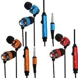 Viesrod - Importer520 3 Pack Combo In-Ear Earphone Earbud + Mic Compatible with BlackBerry Curve 9330 Phone, Purple (Sprint...