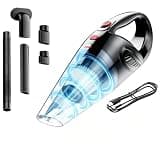 YFIXQNSU Portable Hand Held Vacuum Cleaner - Cordless Handheld Vacuum Cleaner Cleans Dust/Hair with Strong Suction, Efficient Crevice Tool Lightweight & Low Noise