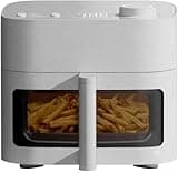 8 Qt. Crispinator Air Fryer W/Powerful DC Motor & 450°F Max Temp, Concrete - The Sleek UI Has Built-in LED Shake/flip Notifications That Trigger Halfway Through Cooking For Evenly Crisped Chicken