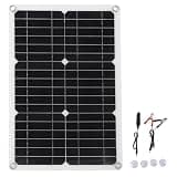 18V 20W Portable Solar Panel Semi Flexible Monocrystalline Solar Charger for Vehicle RV Yacht Outdoor Camping