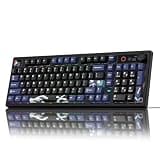 Typehaven L98 Wireless Gaming Keyboard, 98 Keys Mechanical Keyboard with Smart Display and Knob, Bluetooth/2.4GHz/USB-C Hot Swappable RGB Backlit with Number Pad for PC Mac