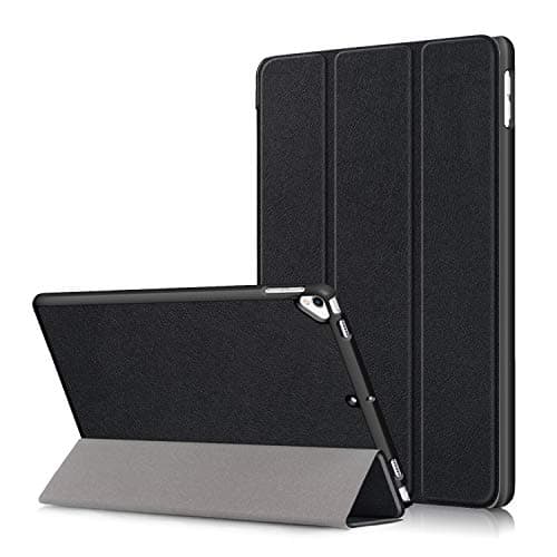FooCase Perfect for iPad 10.2 Case 2019 with Auto Wake/Sleep & Anti-Scratch Lightweight Slim Cover Kickstand Shell for iPad 10.2 (A2200, A2198, A2232) - Black