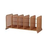 WANGHAI2024M Bookcases Home Five-Compartment Iron Desktop Bookshelf Office Metal Storage Rack