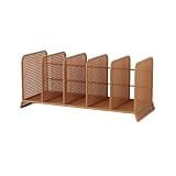 WANGHAI2024M Bookcases Home Five-Compartment Iron Desktop Bookshelf Office Metal Storage Rack
