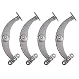 SOESFOUFU 4pcs Adjustable Support Hinges for Cabinets Folding Lid Support Hinges Easy to Install Stable for Doors and Bookcases