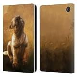 Head Case Designs Officially Licensed Simone Gatterwe Pug Puppy Nature Portraits Leather Wallet Case Compatible with Amazon Fire 7 2022