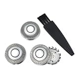 3pcs,Compatible for Philips ,Compatible for Norelco HQ56 HQ55 HQ4 HQ3 Reflex Plus 6863XL CloseCut Shaver Heads/Razor Blade