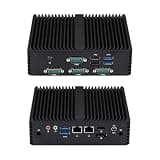 Qotom Mini Industrial PC Q730P CPU J4105 Dual LAN 4X RS232 Barebone