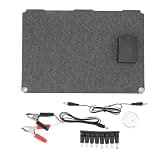 40W High Efficiency Solar Panel Charger Kit with Dual USB Output for Outdoor Emergency