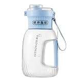 ROYADULEX Portable Electric Blender Juicer, Large Capacity, Blue, with Carry Strap