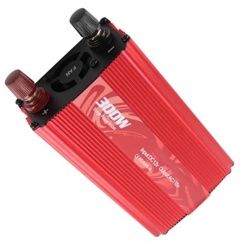 Repair Sine Inverter, 3000w Car Power Inverter, DC 12V to AC 110V Power Convertor, Sine Inverter for Refrigerator, Vehicle Power Inverters (Red)