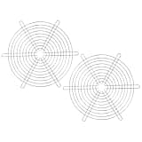 POPETPOP 2pcs Exhaust Fan Protective Guard Metal Cover for Bathroom and Kitchen Exhaust Fans Prevents Finger Injuries and Small Object Entry Enhances Airflow Sturdy Silver Iron Grille Cover