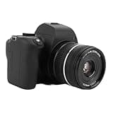 Tbest 4K Digital Camera 72MP HD 12x Digital Zoom Autofocus Micro SLR Camera with Telescopic Lens 3 Inch IPS Screen for Beginners