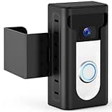 KIMILAR 2024 Upgrade Anti-Theft Video Doorbell Mount, Not Block Doorbell Motion Sensor, Adjustable No-Drill Mounting Bracket Wedge Holder Accessories for Home Rentals Office, Not for Security Door