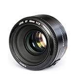DSLR Camera Lens, 50mm F1.8 AF MF Multi-Coated Large Aperture Fixed Focus Lens,Compatible for Canon Nikon DSLR FX DX Frame Camera
