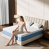 IRITIR 12 Inch Queen Hybrid Mattress in a Box - Memory Foam & Pocket Springs, Medium Firm, Motion Isolation Technology, Cooling Breathable Design, Pressure Relief, Edge Support