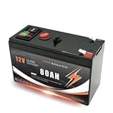 MDHZRRXCQ 12V 150Ah Lithium LiFeP04 Battery for Solar Charging,Fish Finder Marine Outdoor Camping Off-Grid Applications with USB Port(USB 80Ah x 1)
