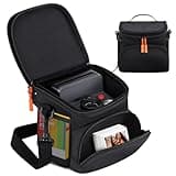 KANG YU Camera Sling Bag Compatible with Polaroid Now+ Generation 3rd/2nd/1st I-Type, Crossbody Camera Bag Compatible with Polaroid Now Instant Camera, Camera Carrying Case with Adjustable Strap