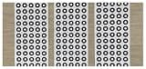 3000 Dots Positioning Tarts with Black Contour for 3D Scaner, for 3D Scanning,Diffuse Reflection Markers for 3D Scanner for Complex Details(Inner 3 Outer 7mm)
