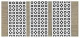 3000 Dots Positioning Tarts with Black Contour for 3D Scaner, for 3D Scanning,Diffuse Reflection Markers for 3D Scanner for Complex Details(Inner 1.5 Outer 3.5mm)