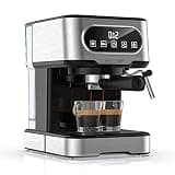 OISNGWNG Coffee Machine 20 Bar Milk Frother Kitchen Appliances Electric Foam Cappuccino Maker