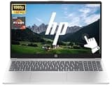 HP Touchscreen 15.6" FHD Business Laptop Computer, Windows 11 Home Laptop, 16GB RAM 512GB SSD, AMD Ryzen 7 7730U 8-Core Processor, AMD Radeon Graphics, Numeric Keypad, Natural Silver