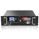 DATOUBOSS 48V 100Ah LiFePO4 Battery with LCD Display, 5.12kWh 3U 48V Server Rack Lithium Battery for SHome Backup Power (3U-Z48V100A*1)
